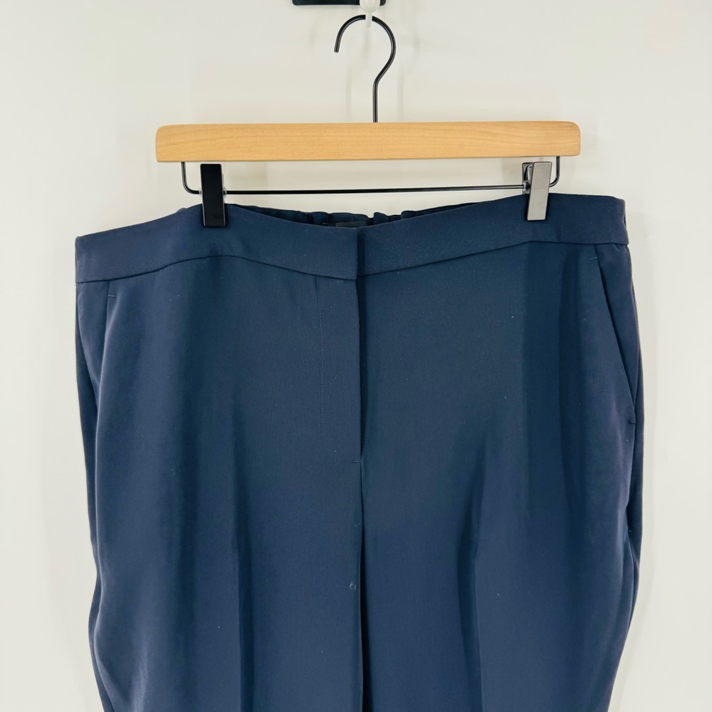 CLEARANCE J. Crew Navy Blue Kate Dress Work Classic Trousers Plus Size 20T - Picture 5 of 11